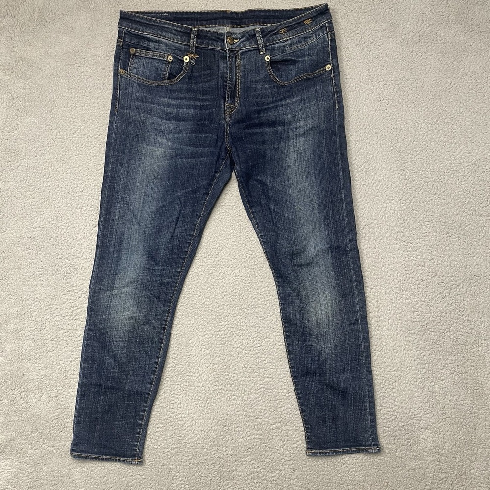 R13 Men’s Boy Blue Skinny Jeans Size 31 (34x28) Dark wash